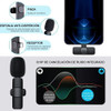 Microfone De Lapela Sem Fio Tipo C-usb De Dois Canais K 6