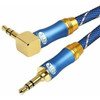 Cable Auxiliar En Ángulo Recto De 90 Grados Chapado En Oro D 0