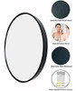 Oruii Espejo Circular Negro, Espejo Redondo De 20 Pulgadas, 1
