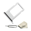 Bandeja Porta Sim Para iPhone X + Pin Y Paño - Plateado 0