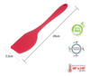 Kit Espátulas De Silicone Vermelho Com Descanso 3