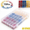 720pcs Aislado Surtidos Eléctricos Cables Terminales Crimp C 1
