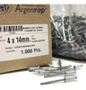 Remache Pop Aluminio 4x14 Caja 1000 Un 4 X 14 Mm Argenrap 1