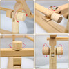 Soporte De Madera Para Bordado, Ajustable Y Giratorio, 30x40 3