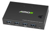 Suporte De Comutador Aimos De 2 Portas Am-kvm201cc Hdmi Usb 0