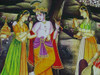 Pôster Gravura Imagem Papel Divindade Hindu Krishna E Rada G 7