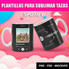 Plantillas Para Sublimar Tazas Spotify 0