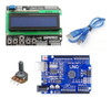 Arduino Uno + Display  Shield 16x2  + Brinde 0