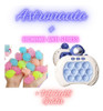 Pop It Game Eletrônico Astronauta + Squishy Mochi + Pilhas 1
