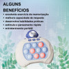 Pop It Game Eletrônico Astronauta + Squishy Mochi + Pilhas 5