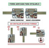 Pasador Puerta Llave 4