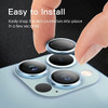 3 Protectores Individual De Camara P/iPhone 13 Pro Azul 6