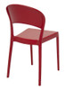 Silla Apilable Roja  Sissi  Respaldo Cerrado 3