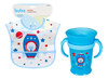 Kit Copo De Treinamento E Babador Foguete Azul - Buba 0