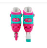 Patins Inline Rosa Ajustável 34-37 Com Kit Unitoys 1439 4