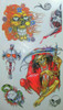 Tatuajes Temporales Tattoos 5 Laminas /  Block Nro. 20 0