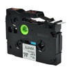 2pk Negro Sobre Blanco Compatible Con Etiqueta De Tze-231 Br 2