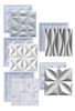 Formas Molde Gesso 3d Cimento Abs Plástico Pra Placa Parede 0