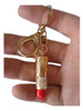 Chaveiro Batom Com Brilhos 3
