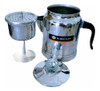 Cafetera Americana  De Aluminio Completa Con Filtro Y Tapa 4