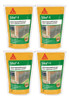 Kit 4 Aditivo Impermeabiliza Sika-1 Argamassa Concreto 1 Lt 0