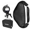Un Softbox Godox 40x40cm+ Rotula 3 Funciones+ Bolso +2 Telas 0