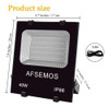 Luz Led Negra De 40 W, Con Enchufe, Afsemos Ip66 Resistente 4