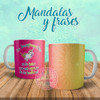 Plantillas Para Sublimar Tazas Mandalas Y Frases Sublimación 0