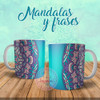 Plantillas Para Sublimar Tazas Mandalas Y Frases Sublimación 2