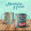 Plantillas Para Sublimar Tazas Mandalas Y Frases Sublimación 6