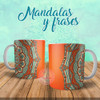 Plantillas Para Sublimar Tazas Mandalas Y Frases Sublimación 7