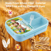 Caja De Almuerzo Itopor® Resistente, Fibra De Trigo Natural 1