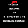 Protector Tapa Embrague Ktm Sxf 250 4t Negro 2