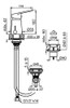 Grifería Fv Compacta 189/m4 Bidet 4