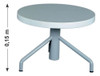 Torno Base Giratória Para Modelagem Trident 20 Cm 1