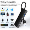 Vemont - Hub De Datos Usb De 4 Puertos Con 3 Puertos Usb 2.0 5