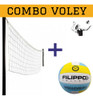 Red Voley + Pelota Alta Calidad 0