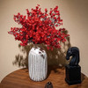 Flores Artificiales Decorativas Rojas (10 Piezas) 6