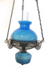 Lámpara Antigua Colgante Quinque Azul Sin Envio Avellaneda 1