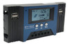 Controlador De Carga Solar Mppt 40a 12/24v Usb Ajustável 0