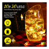 Cadena De Luces Led De Navidad De 98.4ft De 30 Led De Luces 3