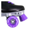 Patins Bel Quad - Retro Basic Preto / Roxo Tam 35 0