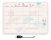 Planner Parede Infantil Rosa C/ Caneta Preta Que Apaga 0