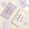 Kit Imprimible Estrellas Dorado Lila Tukit 3