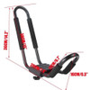 1 Par Canoa Bote Kayak Portaequipajes Coche Carro Suv Superi 3