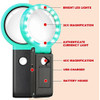 Lupa Con Luz Led De 30x 40x Portatil A Pilas O Usb Verde 5