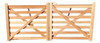 Portera De Madera Eucaliptus Sin Herrajes 0