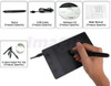Tablero De Tableta De Dibujo Huion H420 Usb 4 X 2.23 Gráfico 4