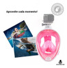 2 Full Face Basic Go Pro Dive Motion Infantil - Rosa Xs 3