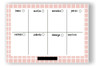 10 Planificador Semanal A4 Papel Cuadros 1